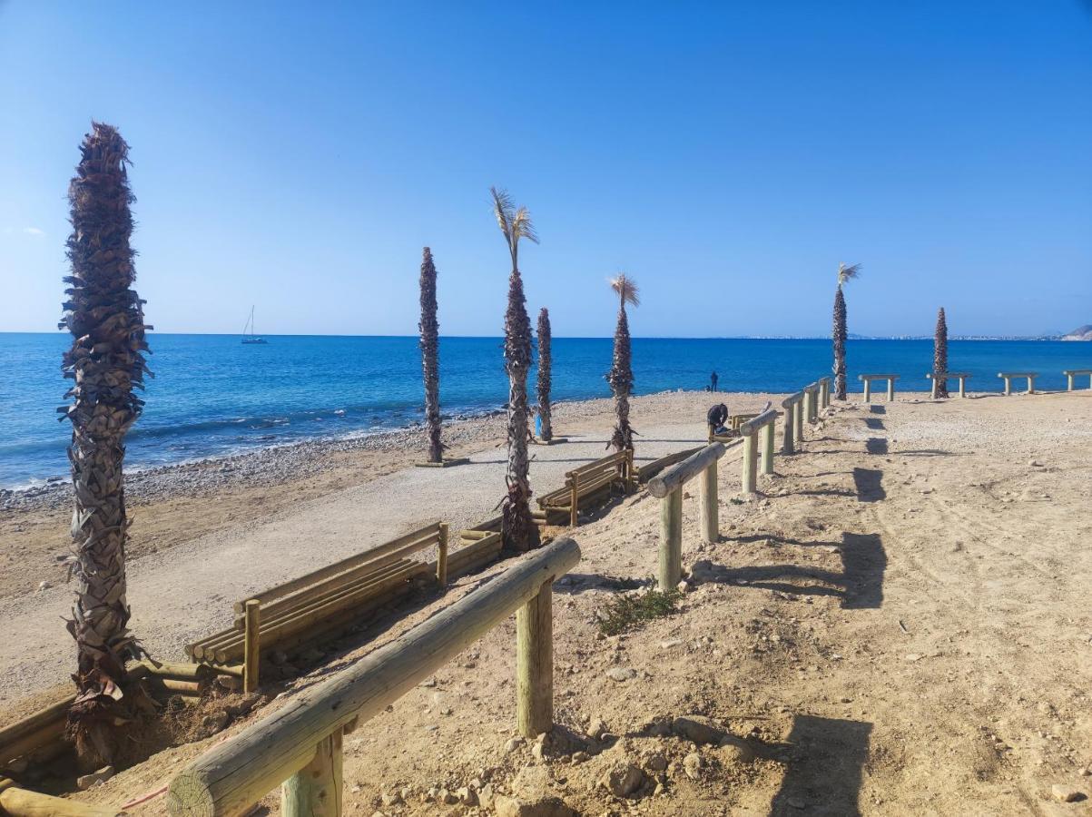 Primera Linea De Mar Con Piscina, Gimnasio Y Parking 2 Hab Y 2 Banos Villajoyosa Eksteriør bilde